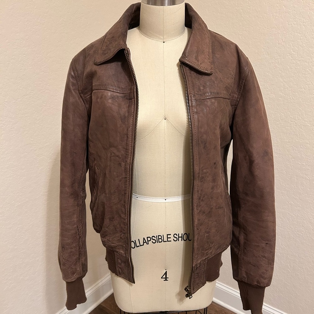 Brown Leather Jacket